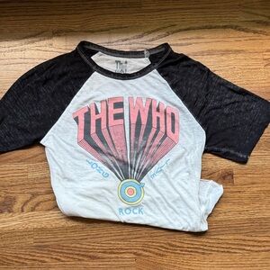 Kids Raglan T-Shirt - Black and White